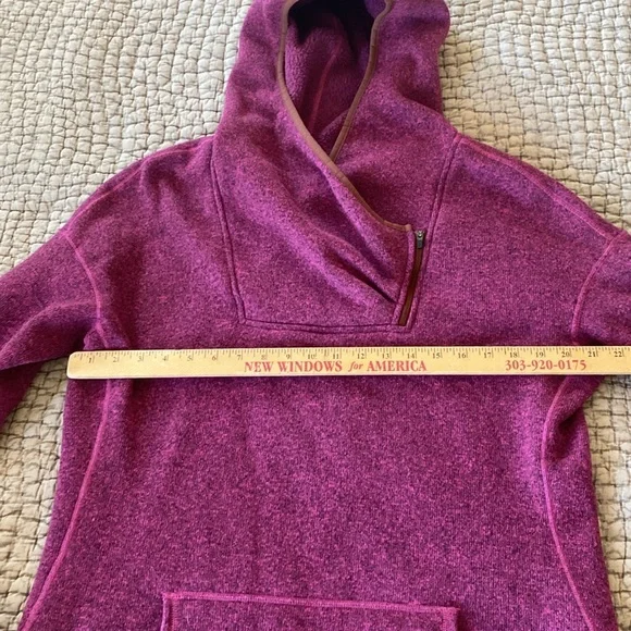 Stio Sweetwater Hooded Pullover.  Pink Magenta color.  Size XL - Picture 4 of 9